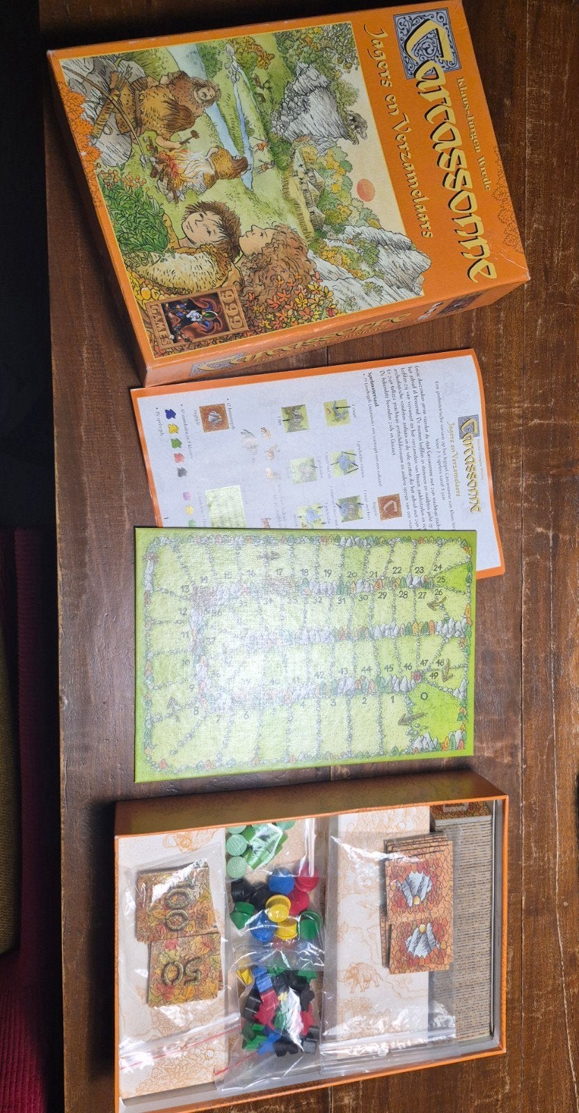 Carcassonne: Jagers en Verzamelaars bordspel, Hobby en Vrije tijd, Gezelschapsspellen | Bordspellen, Drie of vier spelers, Ophalen of Verzenden