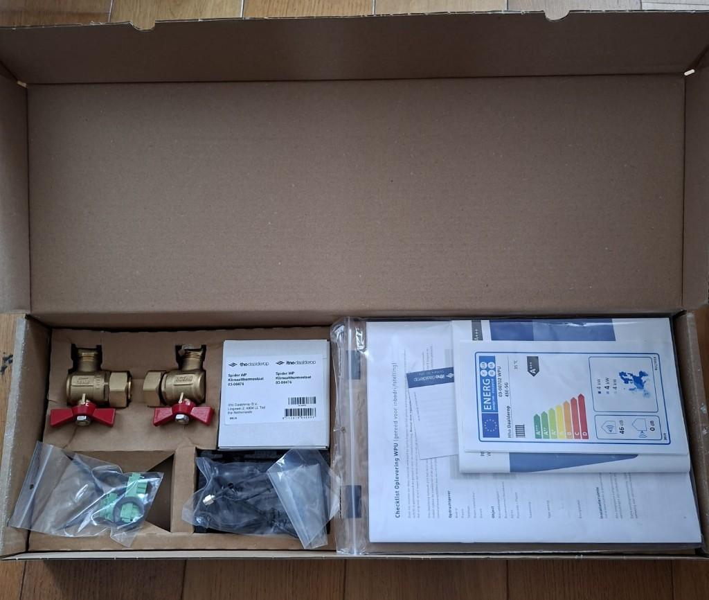 Nieuwe set Itho Daalderop Spider slimme thermostaat 03-00476, Ophalen of Verzenden, Slimme thermostaat, Nieuw