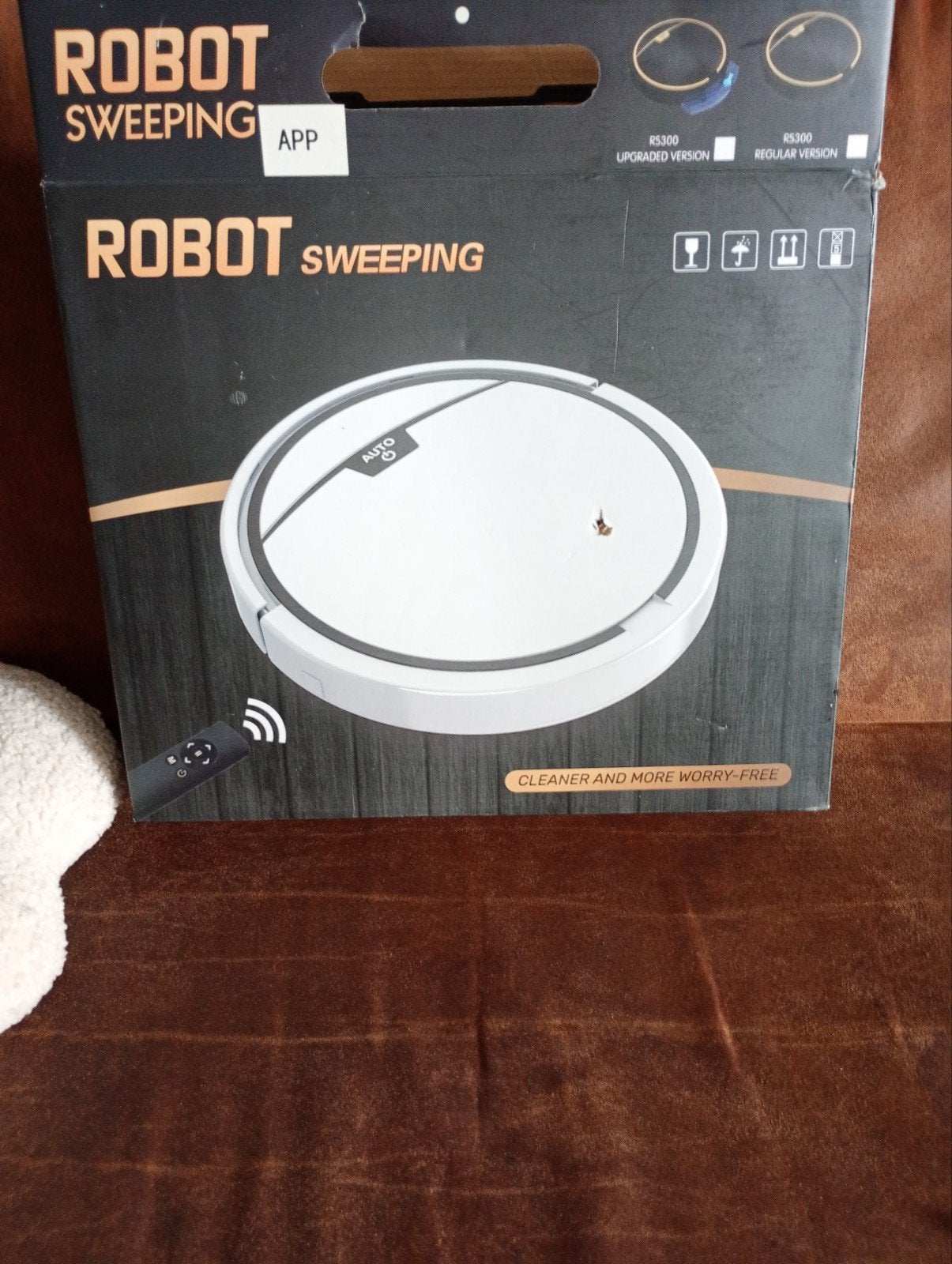 Raveg Robotstofzuiger - RS300 - Wit met dweil functie!, Ophalen, Overige merken, Robotstofzuiger, Reservoir