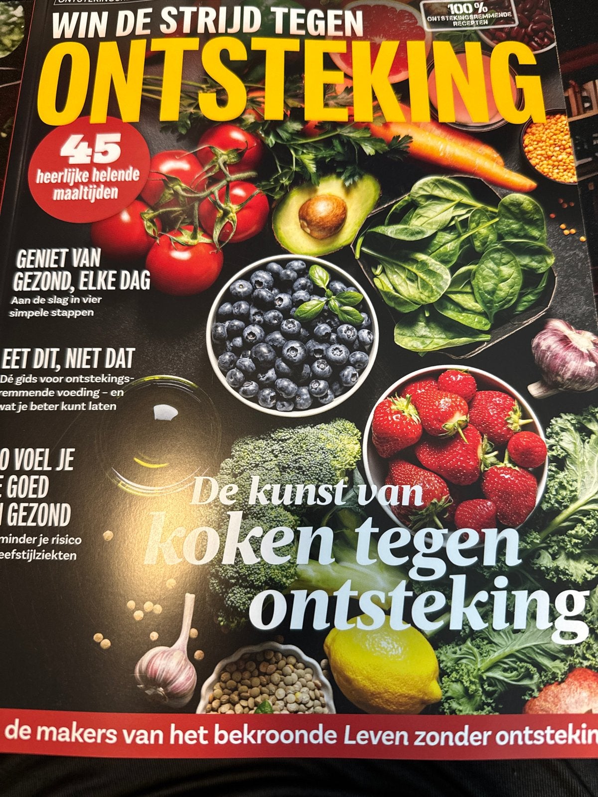 Win de Strijd Tegen Ontsteking - Kookboek, Boeken, Ophalen of Verzenden, Zo goed als nieuw, Dieet en Voeding
