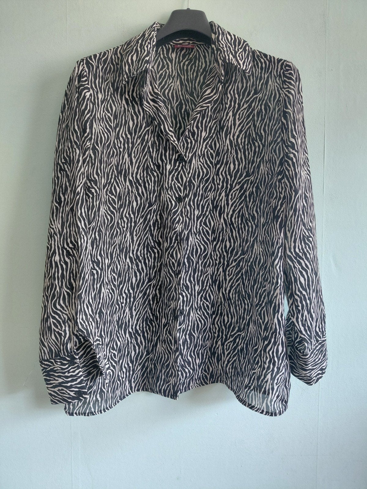 Kingfield Zebra Print Blouse Maat 42, Meerkleurig, Maat 42/44 (L), Ophalen of Verzenden, Zo goed als nieuw