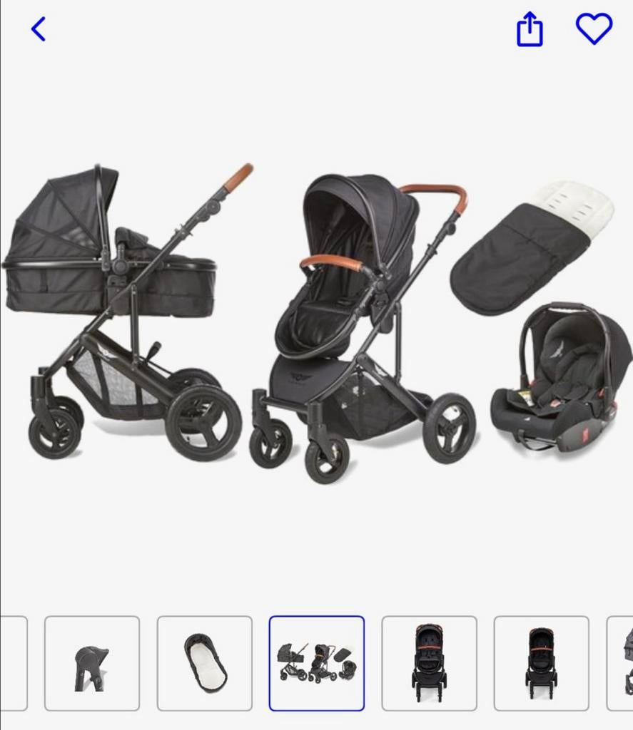 kinderwagen sleeworld, Kinderen en Baby's, Kinderwagens en Combinaties, Gebruikt, Met reiswieg, Ophalen, Kinderwagen
