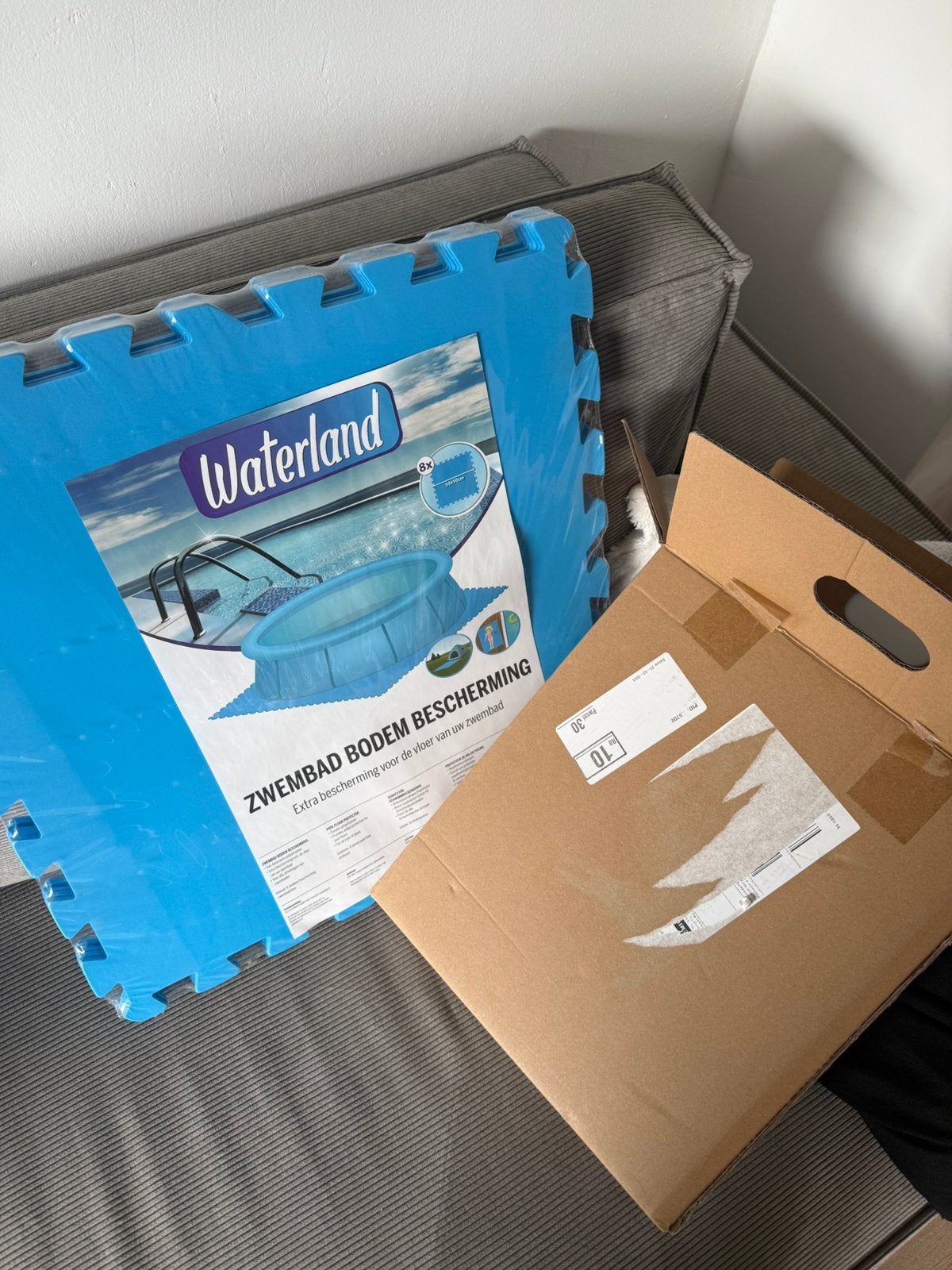 Opblaasbaar bad, Ophalen, Zo goed als nieuw