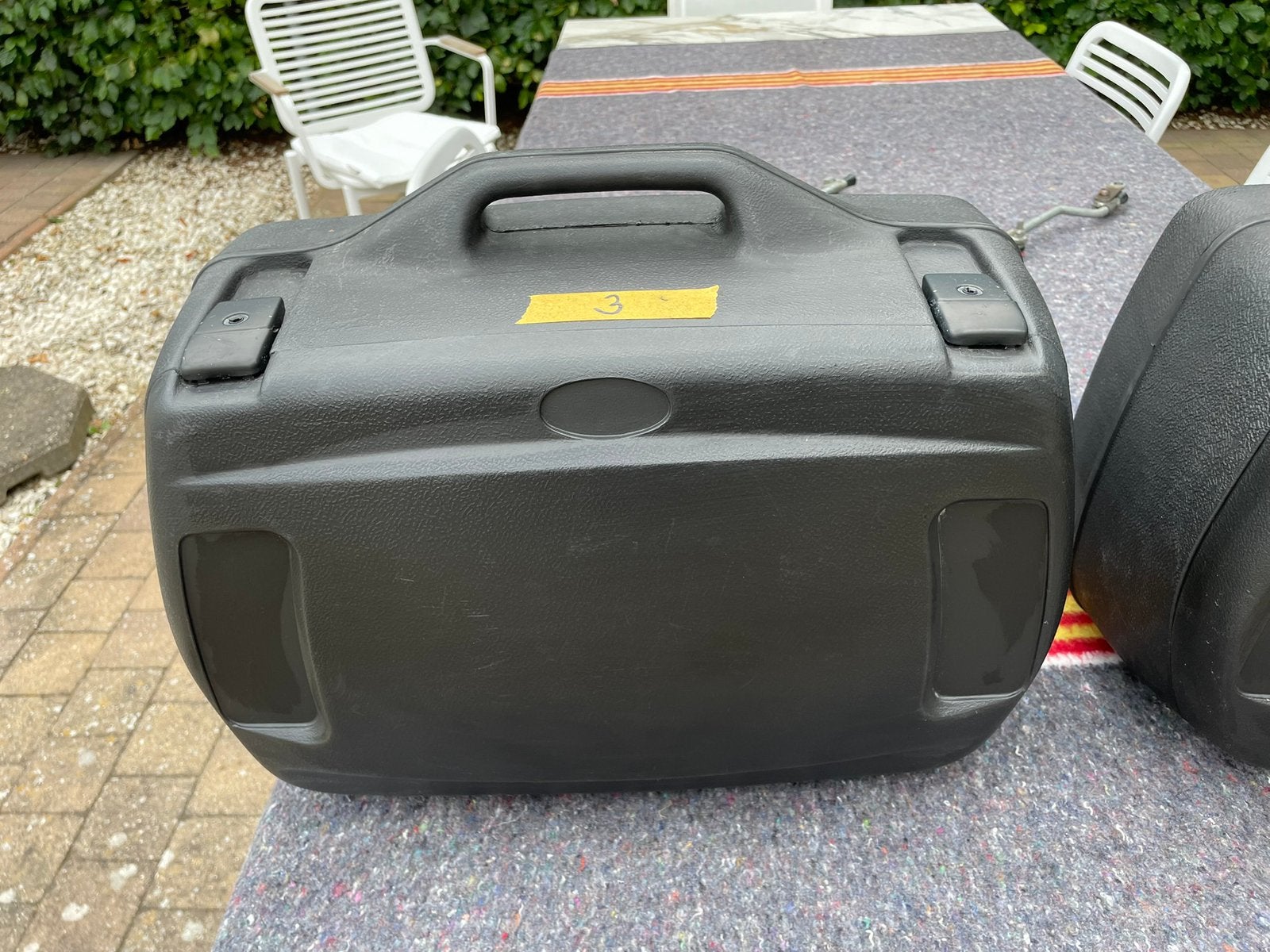 MZ ETZ Pneumant zijkoffers met beugels en sleutels MZ TS 250, Ophalen