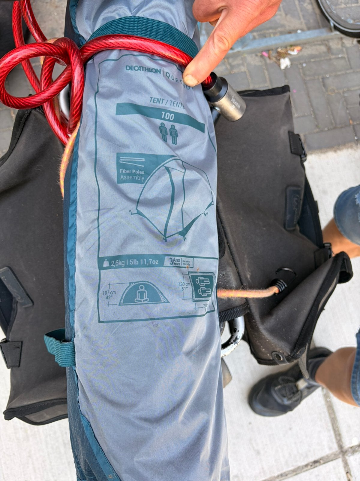 Quechua tent 100 2 persoons, Ophalen of Verzenden
