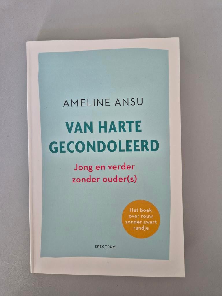 Van Harte Gecondoleerd - Ameline Ansu (Zo goed als nieuw), Boeken, Romans, Zo goed als nieuw, Ophalen of Verzenden