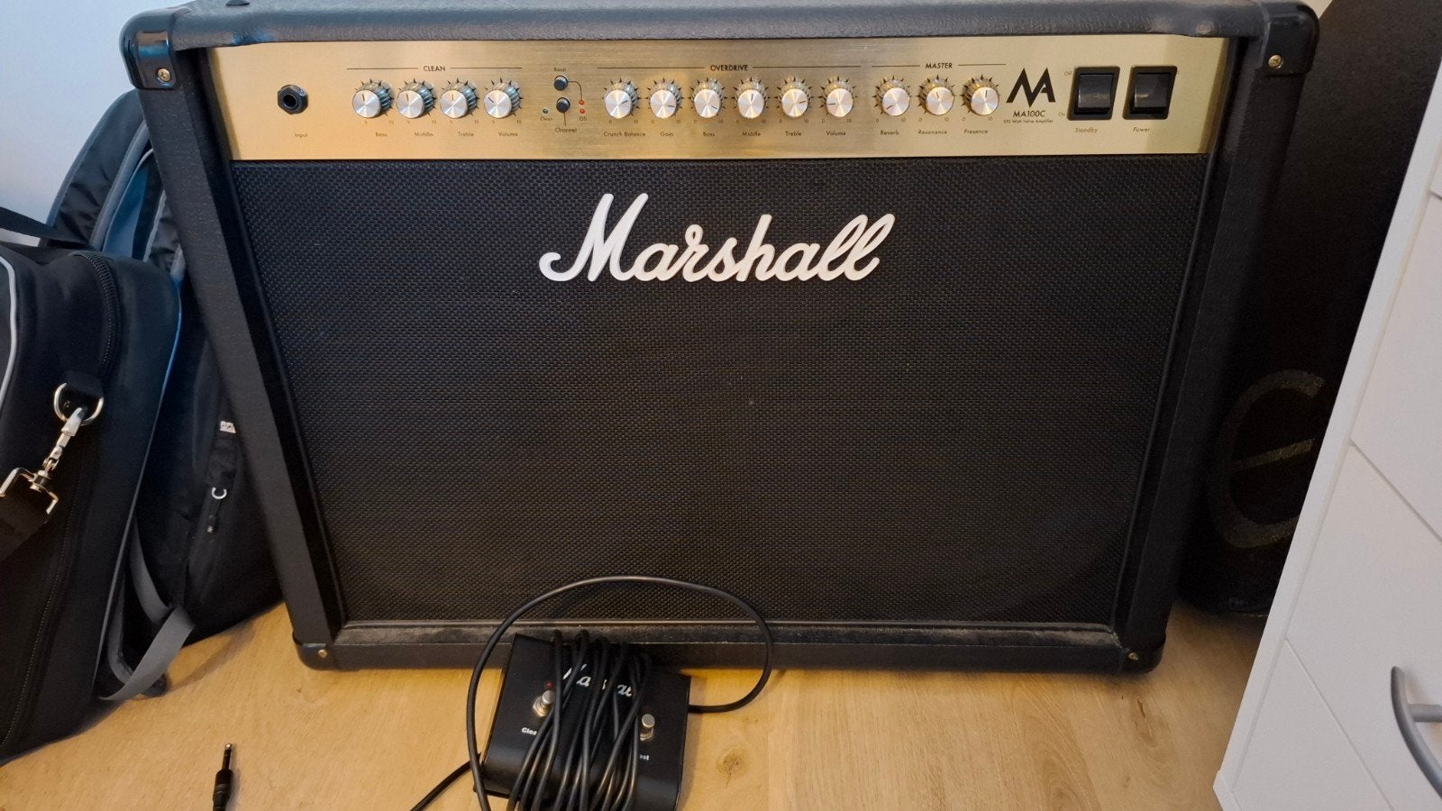 Marshall MA100C 100 watt, Ophalen, Zo goed als nieuw, 100 watt of meer