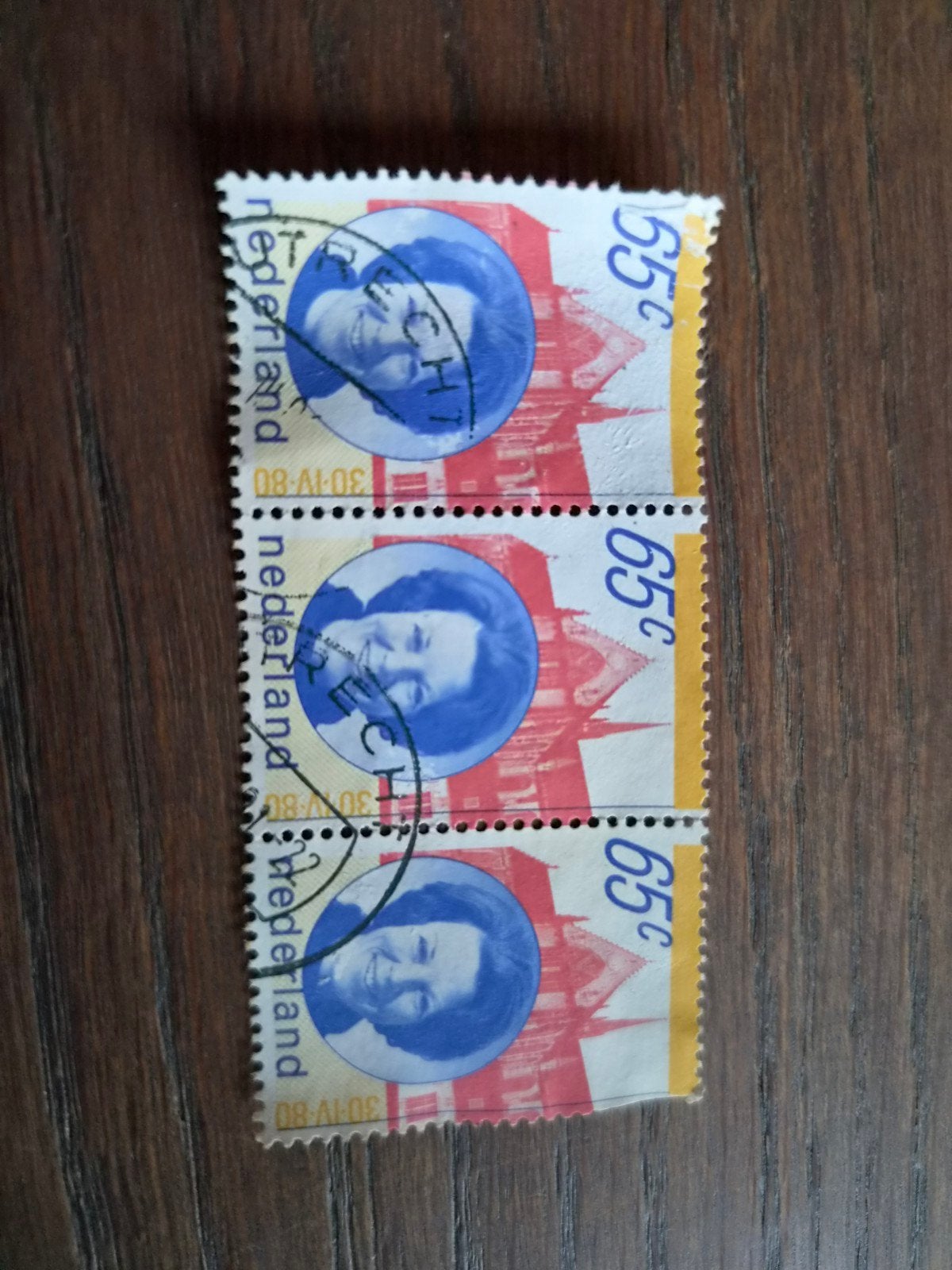 Nederlandse postzegels Koningin Beatrix 65c gestempeld, Ophalen of Verzenden, Na 1940, Gestempeld