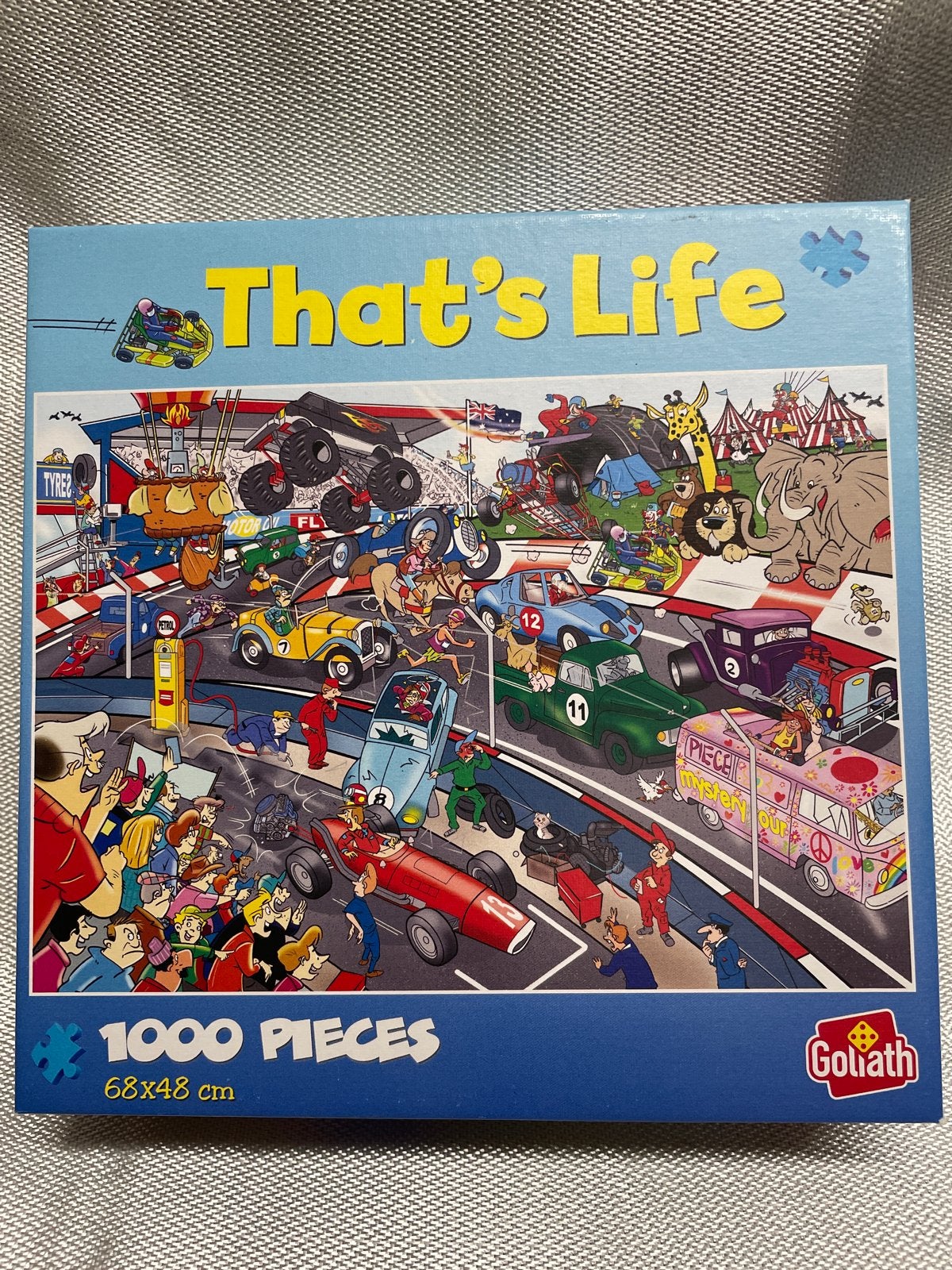 That's Life Goliath legpuzzel 1000 stukjes, Ophalen, 500 t/m 1500 stukjes, Zo goed als nieuw, Legpuzzel