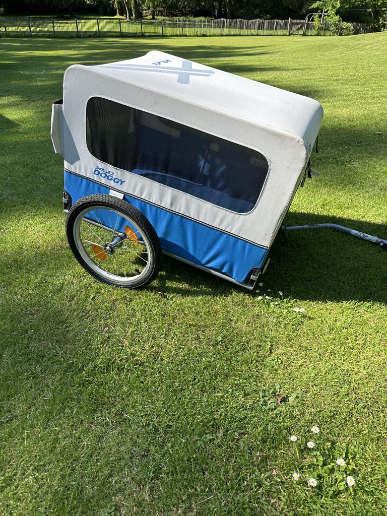 Fietskar honden XLC Doggy, Fietsen en Brommers, Fietsaccessoires | Aanhangers en Karren, Zo goed als nieuw, Hondenkar, 20 tot 40 kg