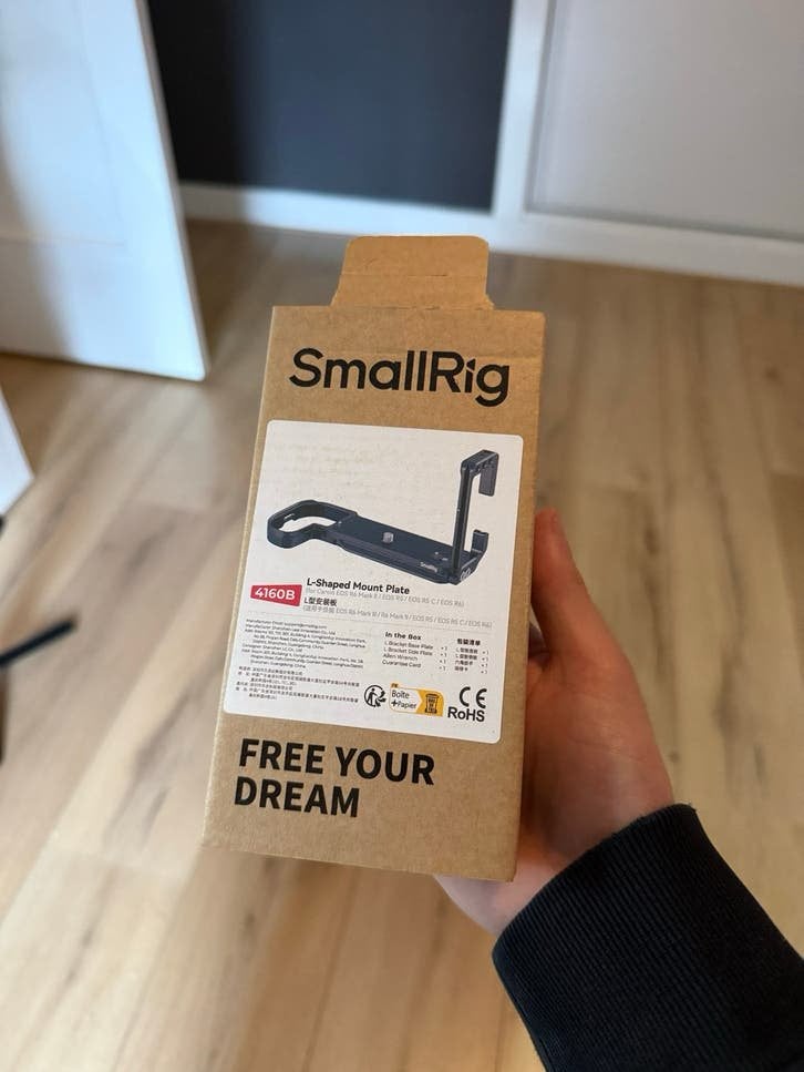 SmallRig L-vormige montageplaat voor Canon EOS R6 Mark II, Verzenden, Nieuw