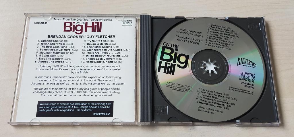 On The Big Hill Soundtrack CD Brendan Croker Guy Fletcher, Ophalen of Verzenden, Gebruikt