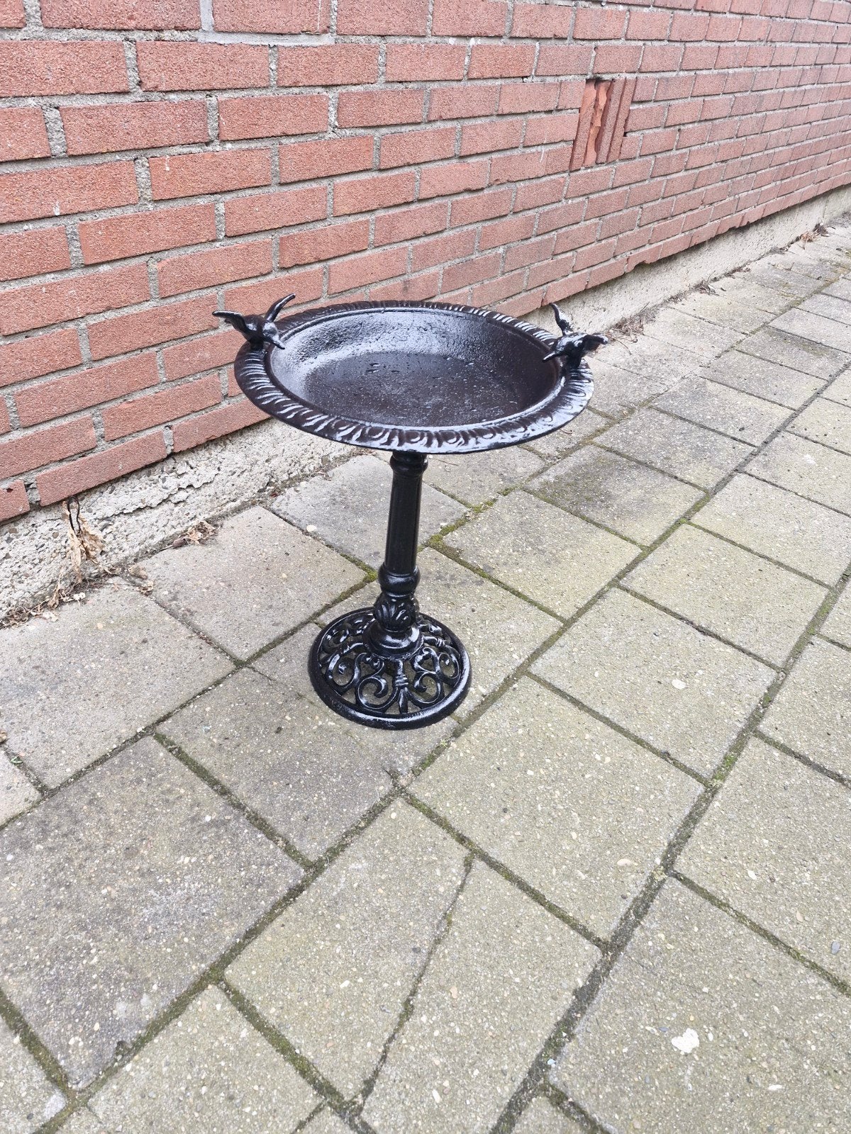 Decoratieve vogelbadje van gietijzer, Ophalen of Verzenden