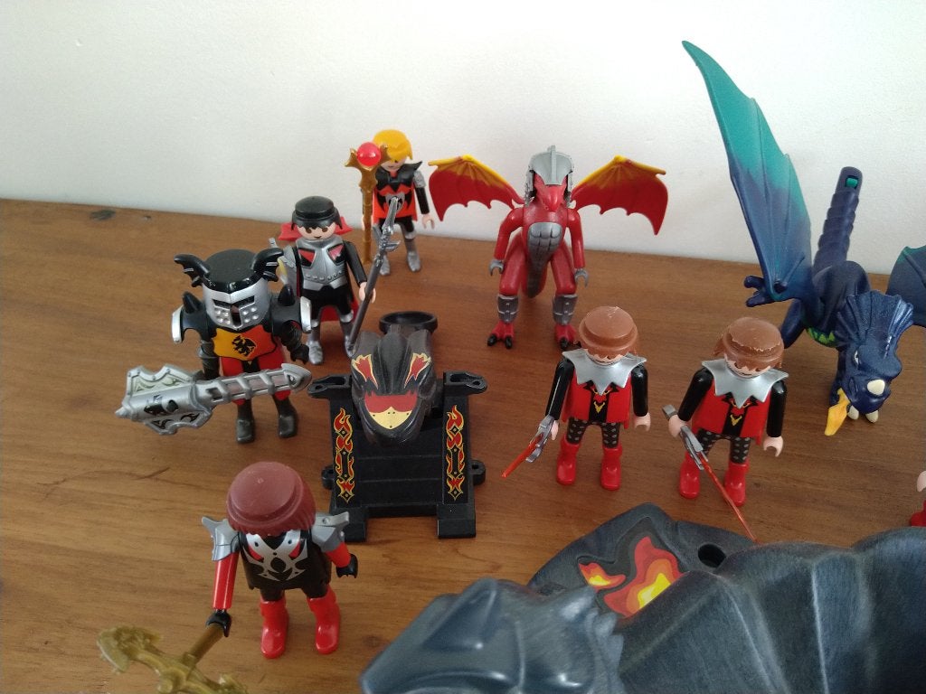 Foto 2 van Playmobil draken ridders grote set met draken en accessoires