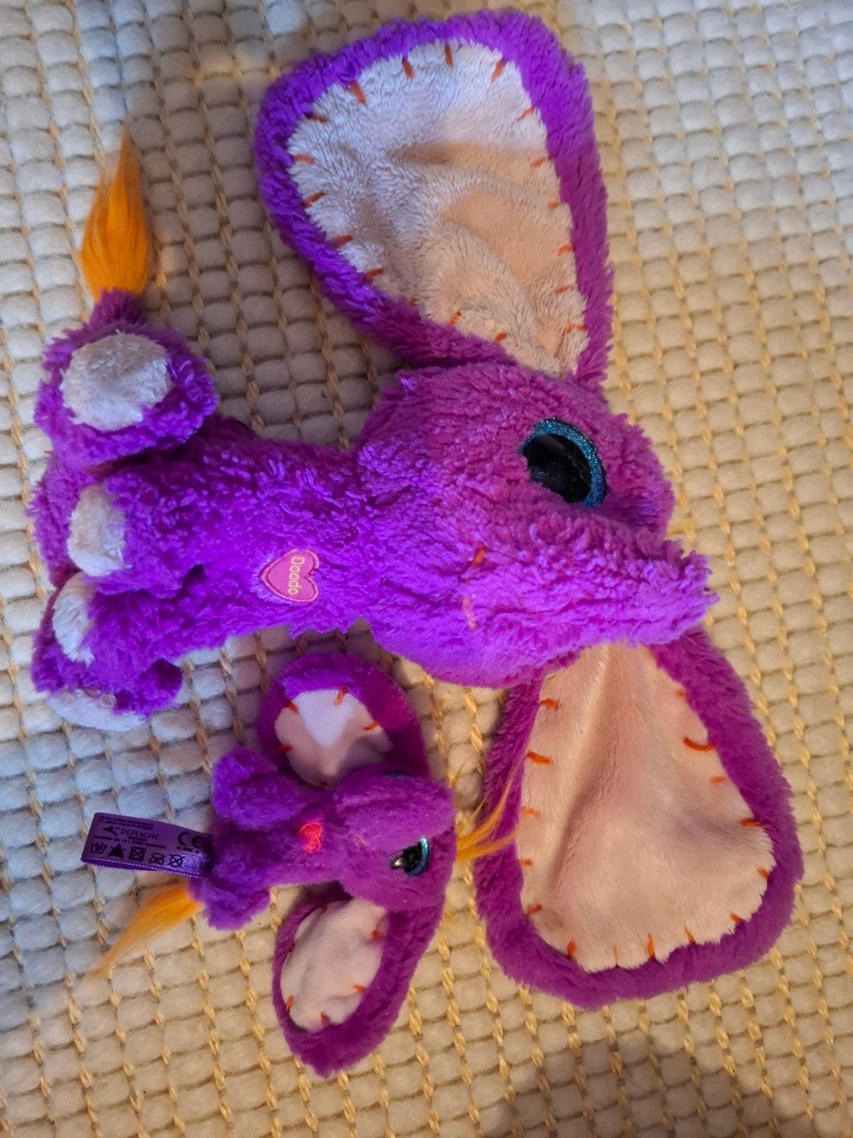 Ylvi & the Minimoomis Doodo knuffels van Depesche, Kinderen en Baby's, Speelgoed | Knuffels en Pluche, Paars, Gebruikt, Overige merken