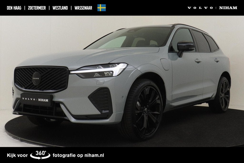 Volvo XC60 II T6 PLUG-IN HYBRID AWD ULTRA BLACK EDITION -PAN, Automaat, 12 maanden, Lichtsensor, Gebruikt