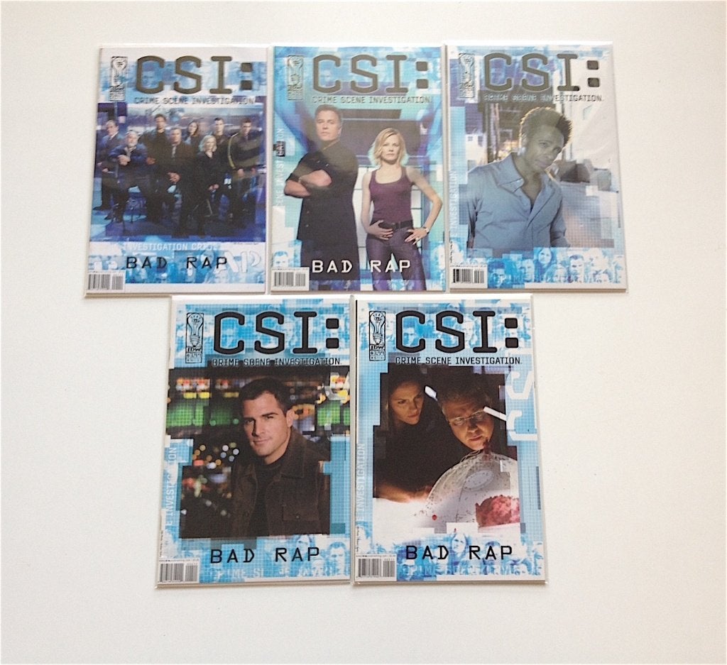 CSI: Bad Rap #1-5 (set) IDW Comics Publishing 2003, Complete serie of reeks, Ophalen, Nieuw, Amerika