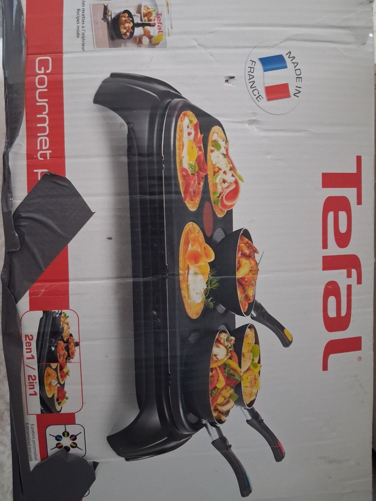 Tefal Gourmet Party Raclette - 6 personen, Ophalen of Verzenden, Gebruikt, 4 t/m 7 personen