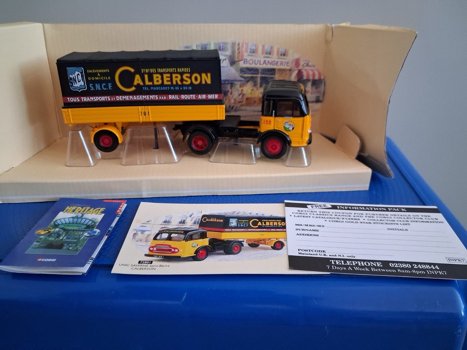 unic Calberson Corgi, Ophalen of Verzenden, Nieuw, Bus of Vrachtwagen, Corgi