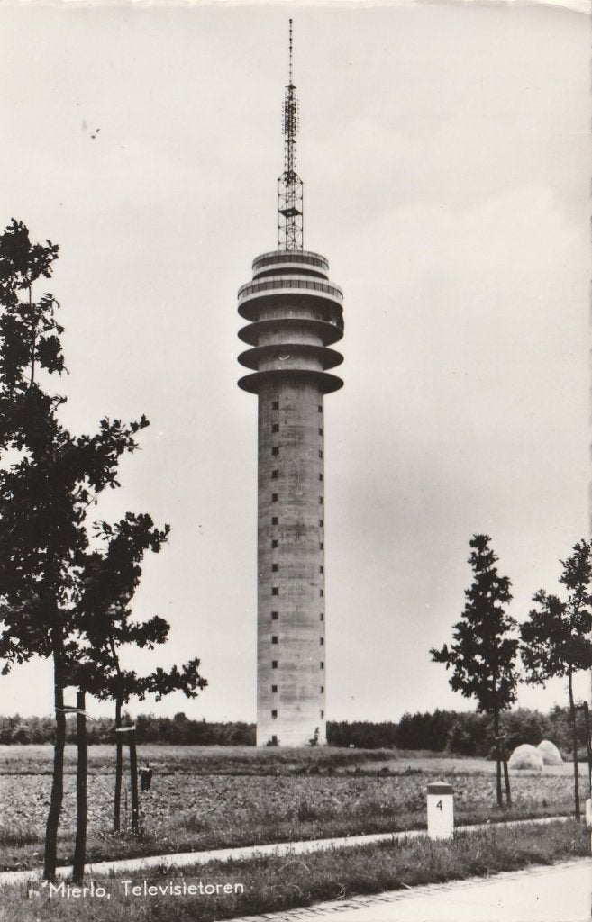 MIERLO Televisietoren, Verzenden, 1960 tot 1980, Gelopen, Noord-Brabant