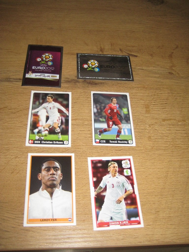 voetbalplaatjes euro 2012 poland/ukraine panini/ah -, Ophalen of Verzenden, Zo goed als nieuw, Buitenlandse clubs, Poster, Plaatje of Sticker