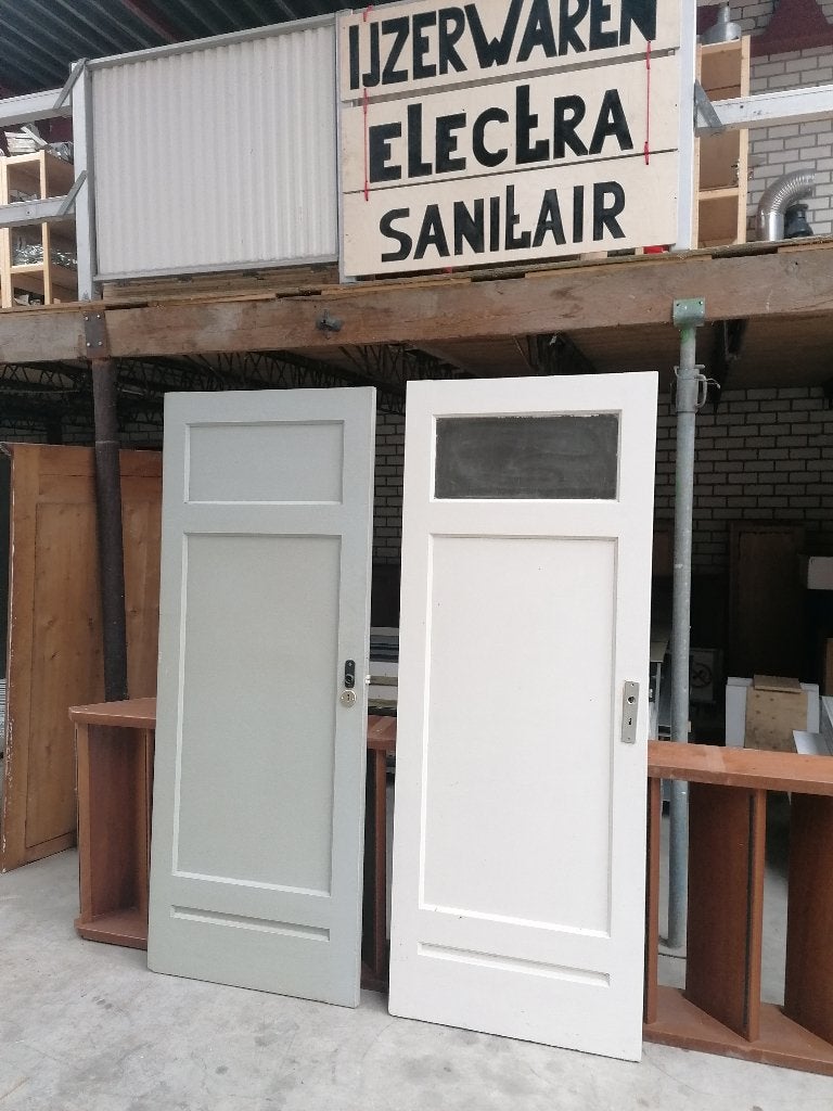 paneeldeur 77x201 cm, binnendeur, paneel deur, wc badkamer, Doe-het-zelf en Verbouw, Rolluiken, Ophalen, Gebruikt, Overige kleuren