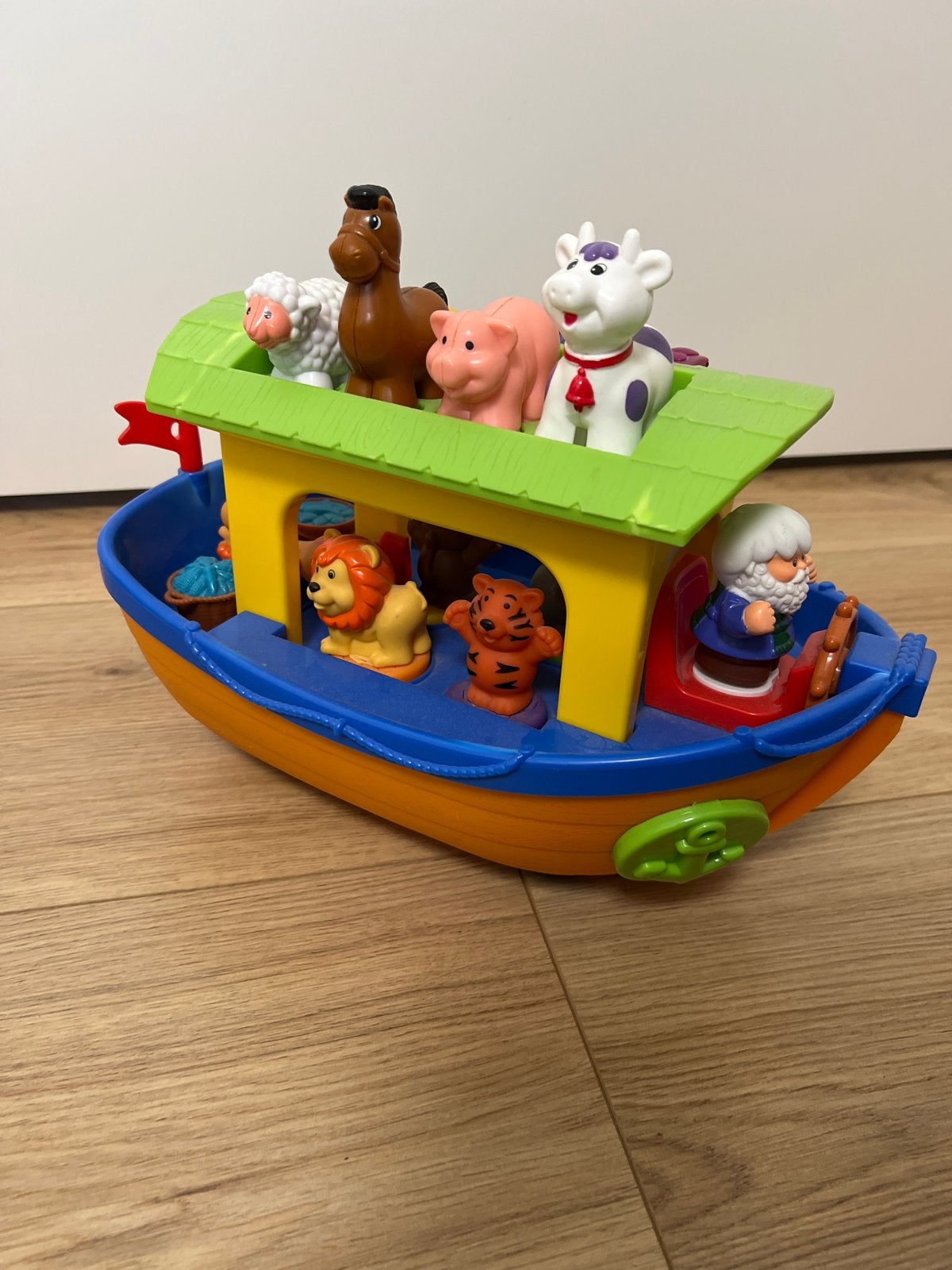 Fisher-Price Little People Noah's Ark met Dieren pools taal, Ophalen, Zo goed als nieuw, Jongen of Meisje