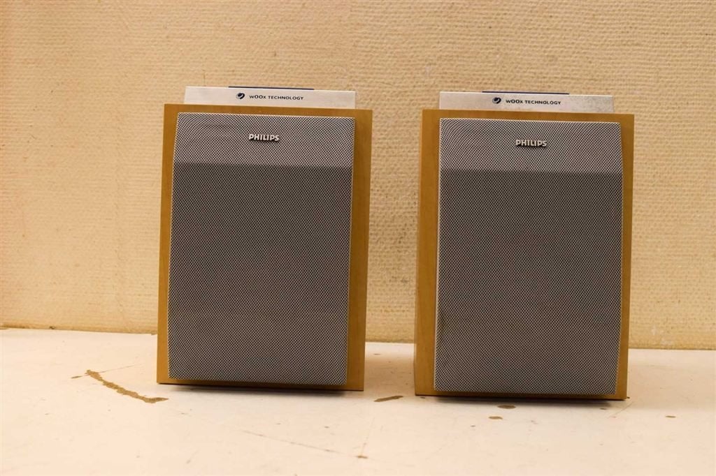 2 stuks Philips voox technologie luidsprekers 50622, Ophalen of Verzenden, Gebruikt, Minder dan 60 watt, Philips