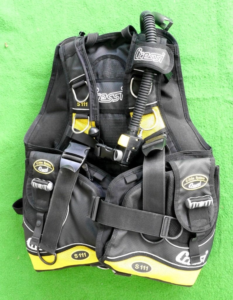 Trimvest/BCD Cressi M111 met loodpockets - Maat M, Watersport en Boten, Ophalen of Verzenden, Gebruikt, Trimvest of Wing