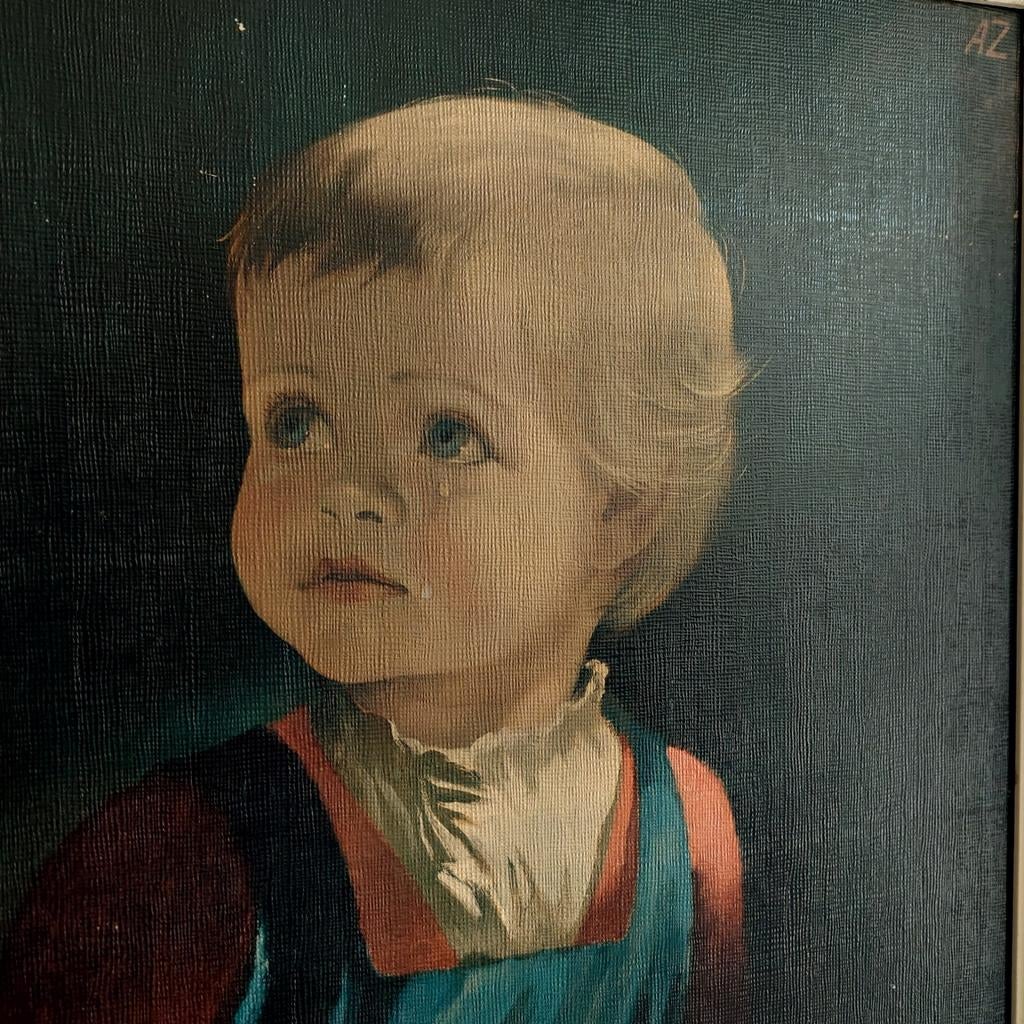 Lucky Vintage Vintage Mid-Century Schilderij Anna Zinkeisen, Ophalen of Verzenden