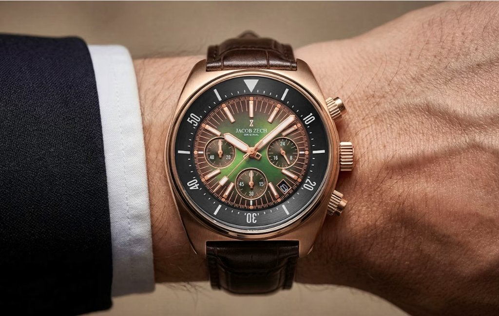 Jacob Zech Vienna horloge t.w.v € 399 NIEUW!, Sieraden, Tassen en Uiterlijk, Nieuw, Ophalen of Verzenden, Waterdicht, Android