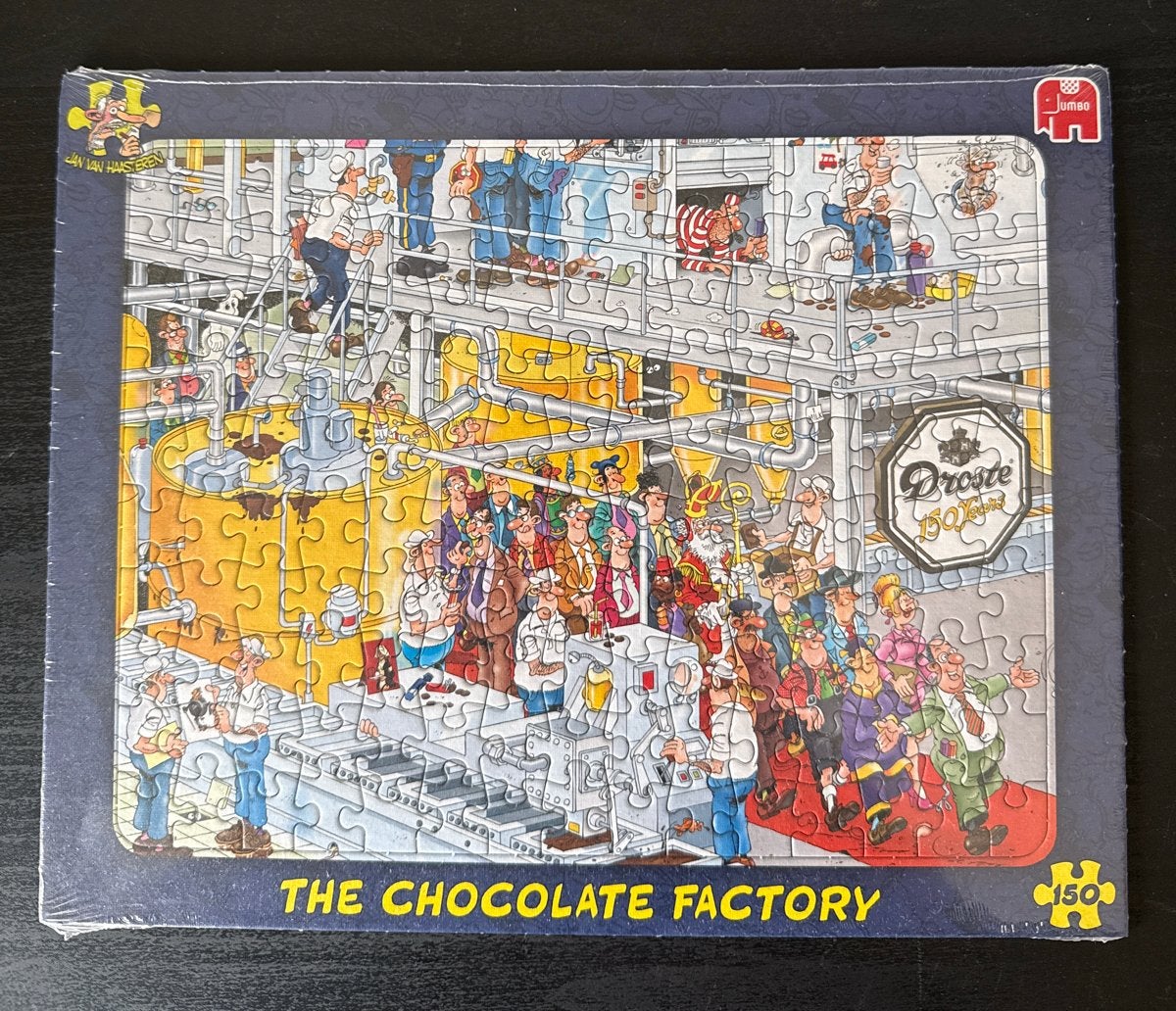 Jumbo Jan van Haasteren De Chocoladefabriek 150 stukjes, Hobby en Vrije tijd, Ophalen of Verzenden, Minder dan 500 stukjes, Nieuw