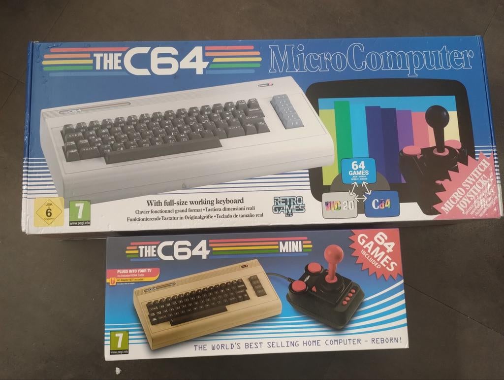 The C64 Maxi en The C64 Mini., Computers en Software, Vintage Computers, Ophalen, Commodore C 64
