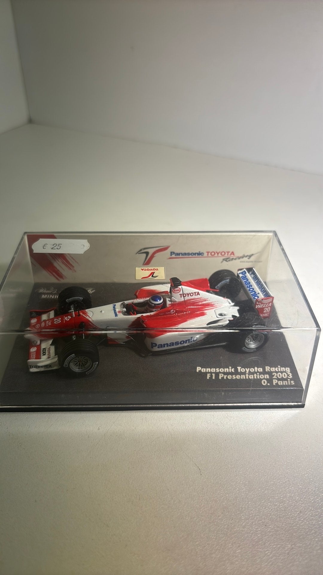 F1 toyota o.panis minichamps 1.43, Hobby en Vrije tijd, Auto, Ophalen of Verzenden, MiniChamps, A