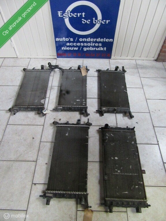 Radiateur  koeler Opel Corsa B GSI + sport bj '93-'00, Auto-onderdelen, Gebruikt, Opel, Ophalen of Verzenden, Opel