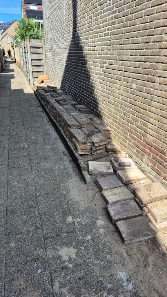 Gratis stenen ophalen!, Ophalen, Gebruikt, Overige typen, 10 m² of meer