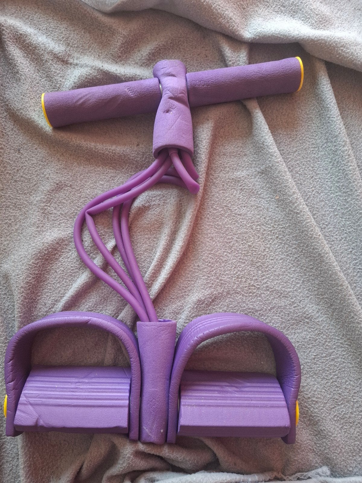 Paarse Fitness Weerstandband - Ideaal voor Thuis Workout, Ophalen of Verzenden, Buik