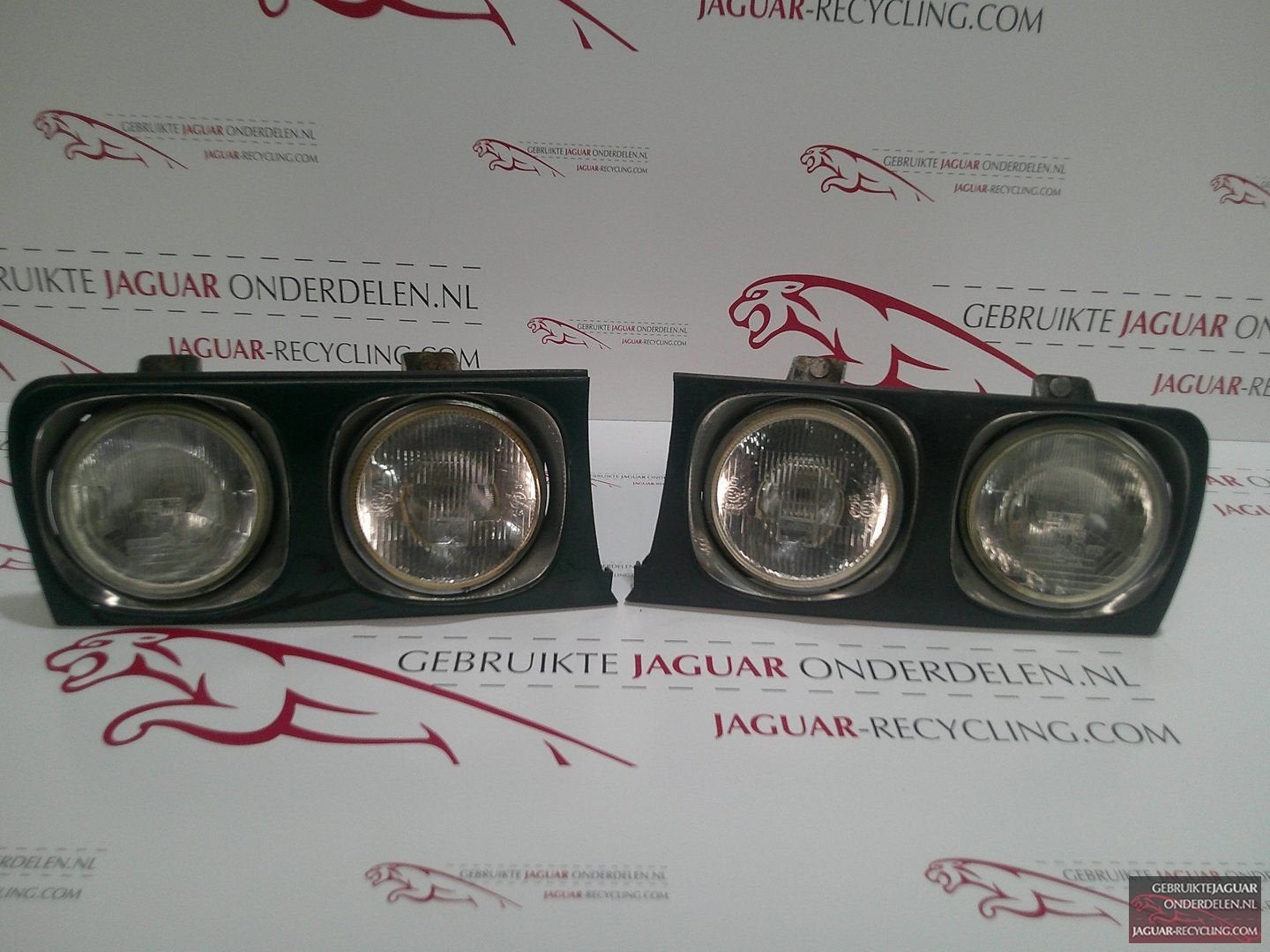 Koplamp set rond Jaguar XJ40, Auto-onderdelen, Gebruikt, -, Ophalen of Verzenden, Jaguar