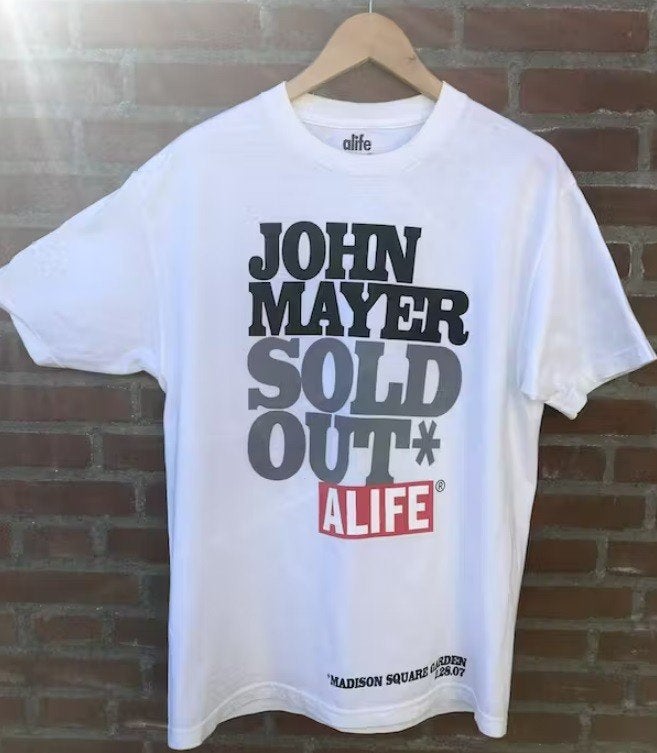 Alife x John Mayer Sold out Madison square garden 2007 L, Maat 52/54 (L), Verzenden, Wit, Zo goed als nieuw