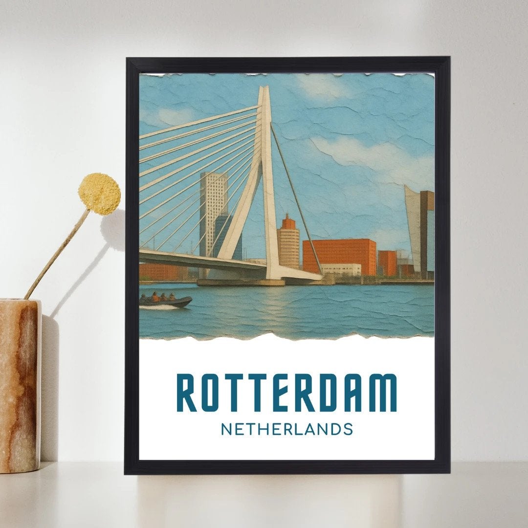 Rotterdam A4 poster, Antiek en Kunst, Ophalen of Verzenden
