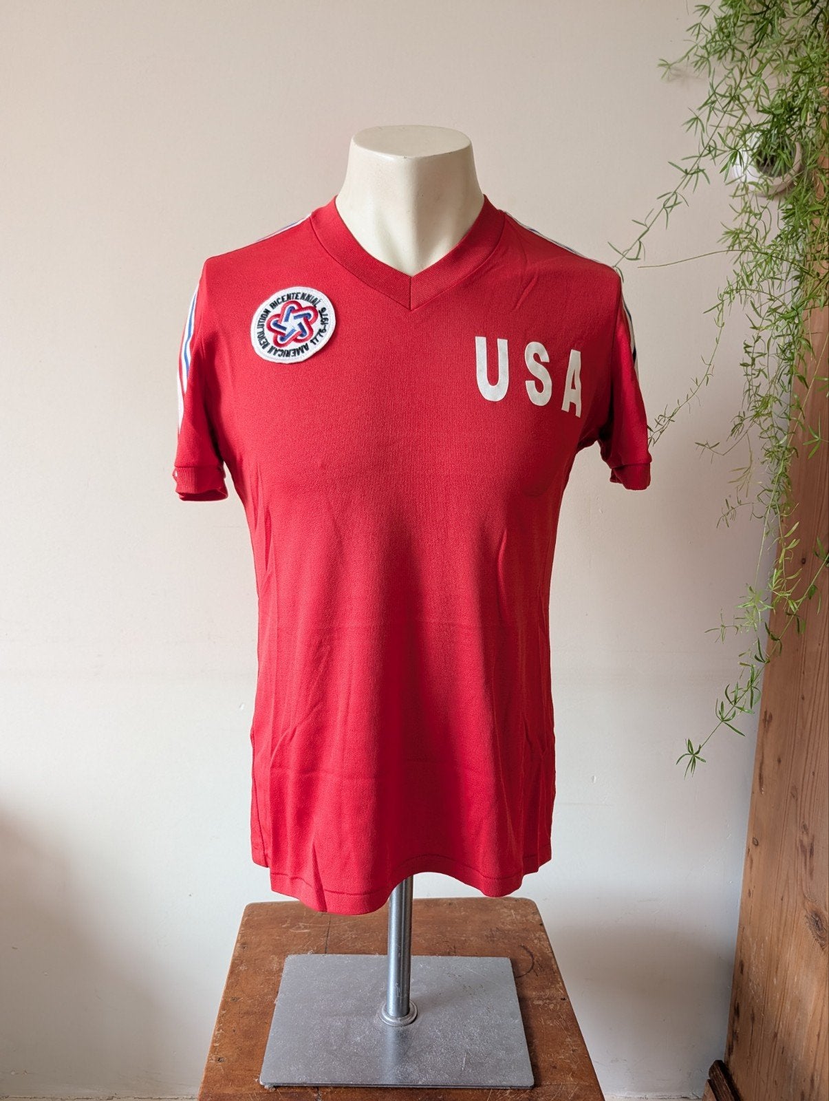 USA Bicentennial 1976 vintage Adidas shirt – Gestikt #2, Ophalen of Verzenden, Buitenlandse clubs, Shirt