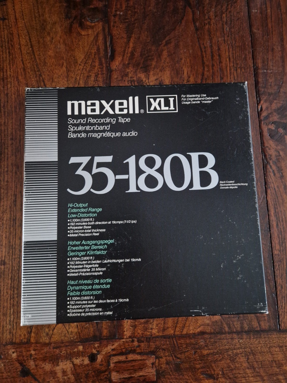 Maxell XLI  26 CM, Ophalen, Onderdeel