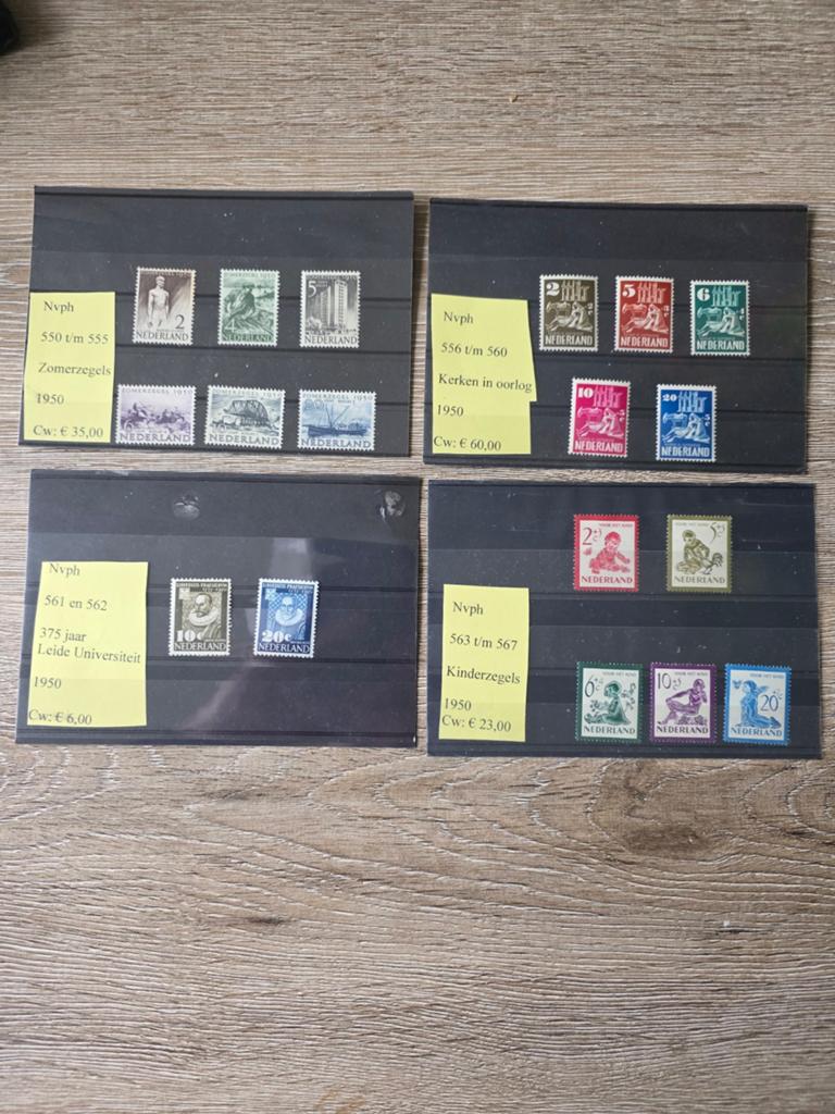 Postzegels Nederland jaren 1950 tot en met 1959, Ophalen of Verzenden, Na 1940, Postfris