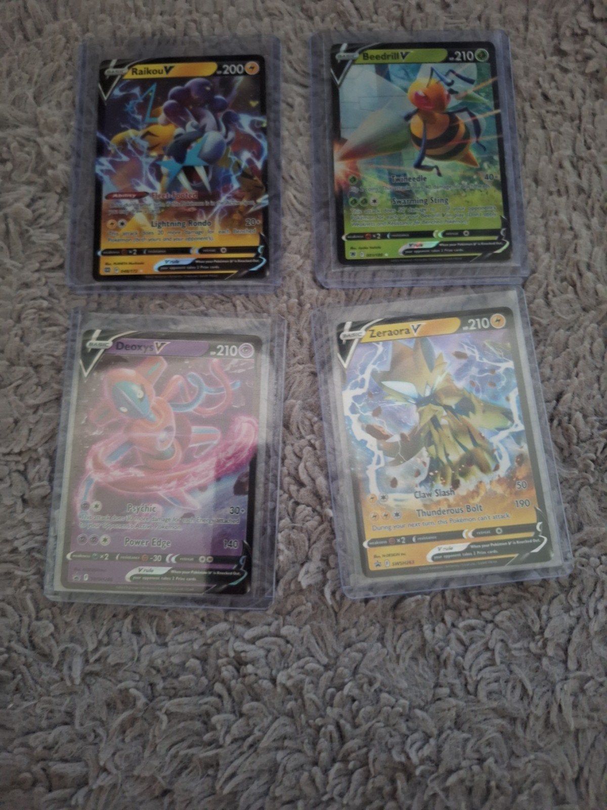 V pokemon kaarten, Ophalen, Nieuw, Meerdere kaarten, Foil