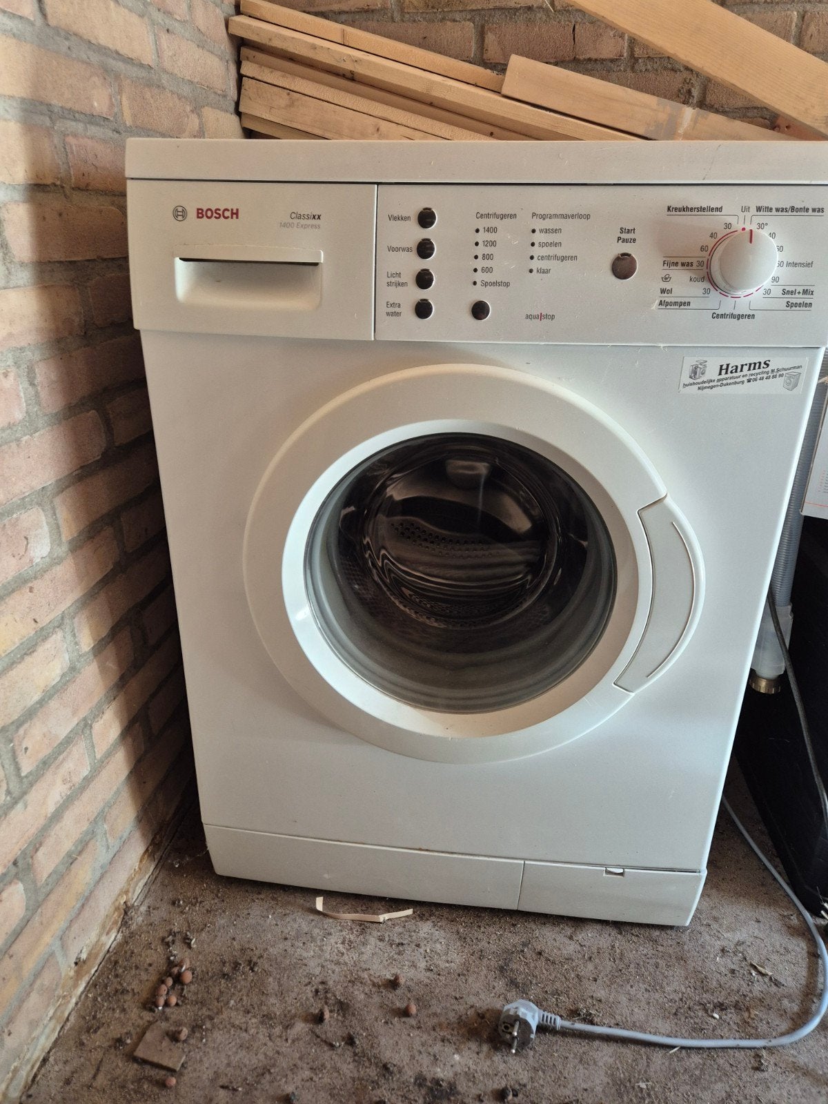 Bosch Classixx 1400 Express Wasmachine, Witgoed en Apparatuur, Wasmachines, Ophalen, Gebruikt, Wolwasprogramma, Voorlader