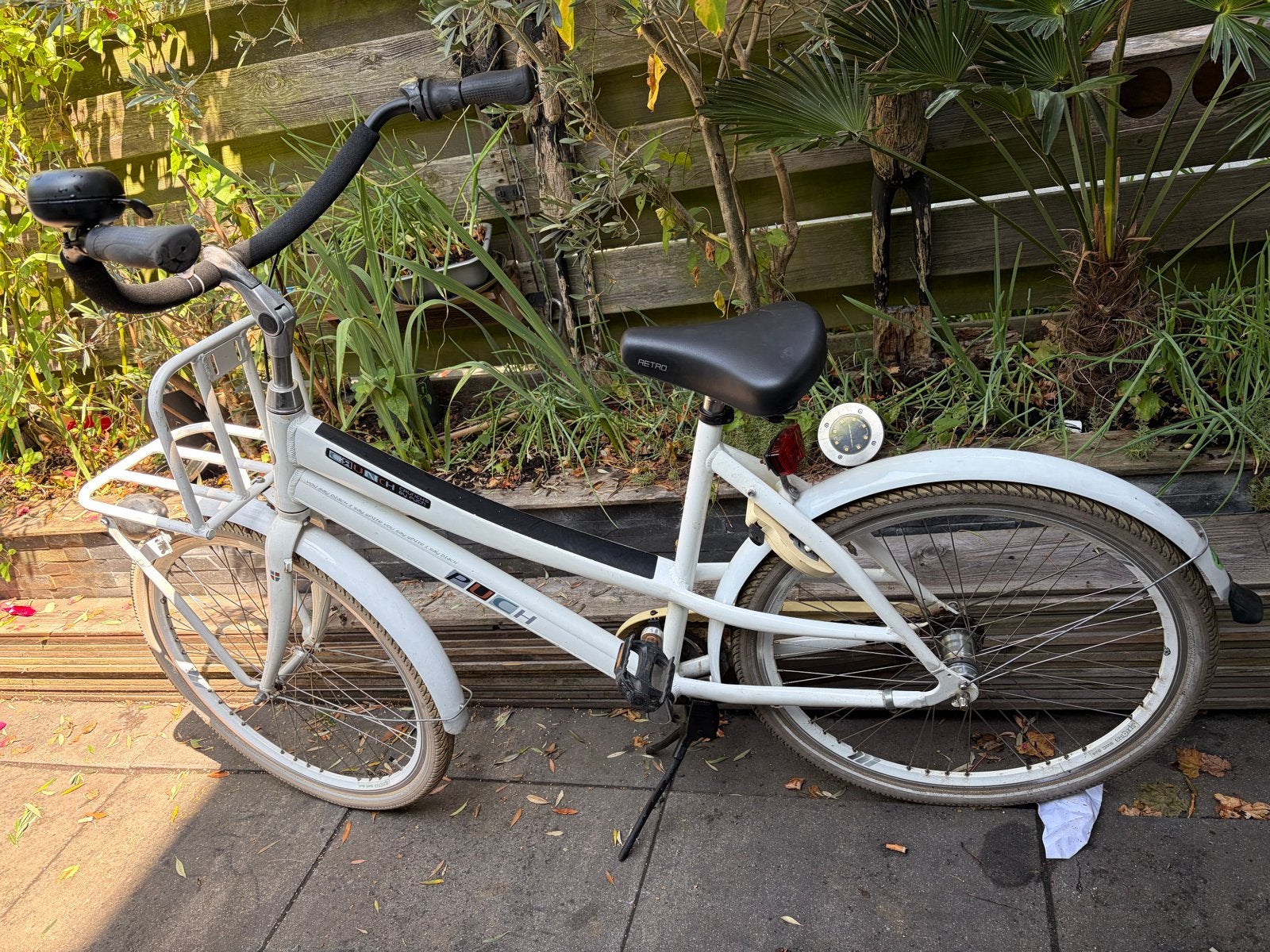 Puch 26 inch damesfiets met voordrager, Terugtraprem, 50 tot 53 cm, Ophalen, Overige merken