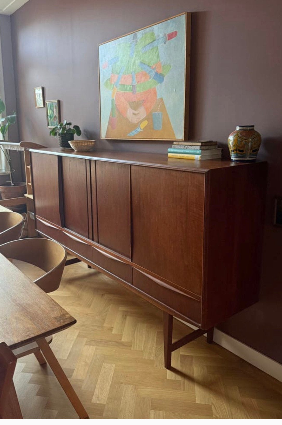 Prachtig HW BACH vintage meubel - sideboard - highboard, Ophalen, Zo goed als nieuw, 25 tot 50 cm
