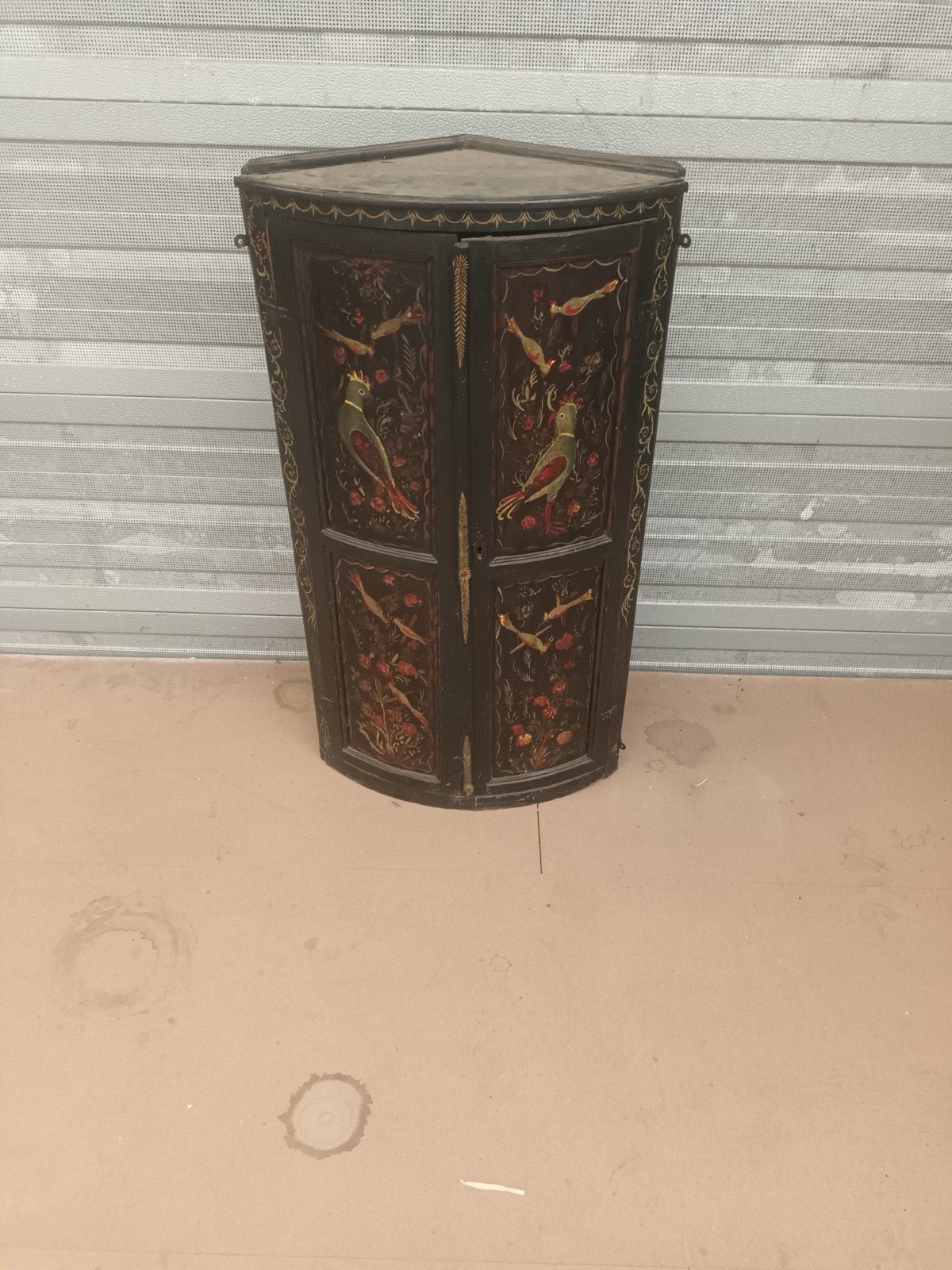HINDELOOPEN HOEKKAST ANTIEK 1800, Ophalen