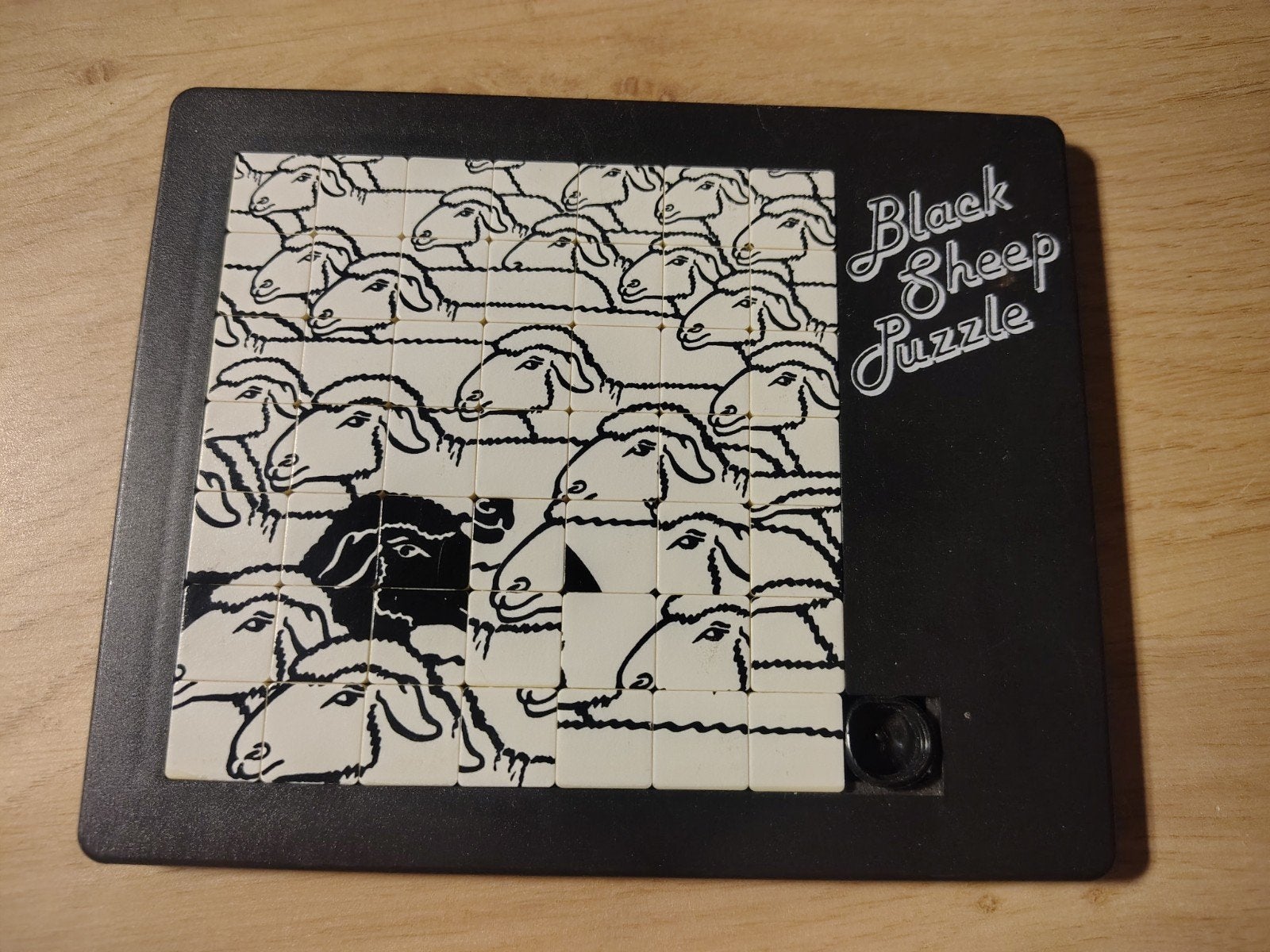 Black sheep puzzle schuifpuzzel, Ophalen of Verzenden, 500 t/m 1500 stukjes, Zo goed als nieuw