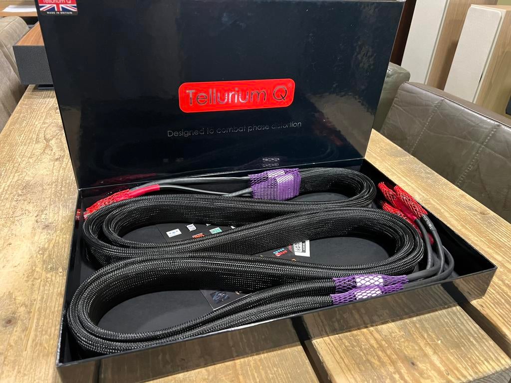 Tellurium Q Black Diamond 2x2,5m, Audio, Tv en Foto, Audiokabels en Televisiekabels, Ophalen of Verzenden, Nieuw, 2 tot 5 meter